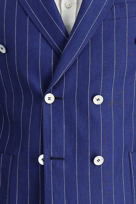 Medium Navy 7 Drop Slim Fit Jacket