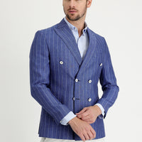 Light Blue 7 Drop Slim Fit Jacket