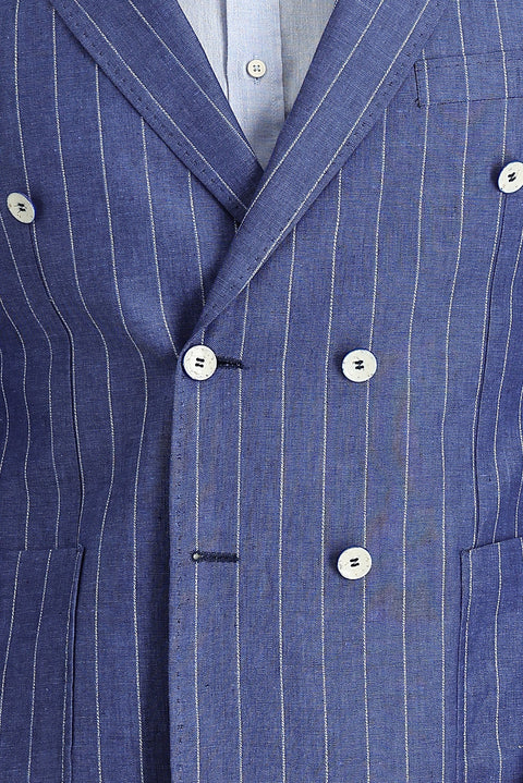 Light Blue 7 Drop Slim Fit Jacket