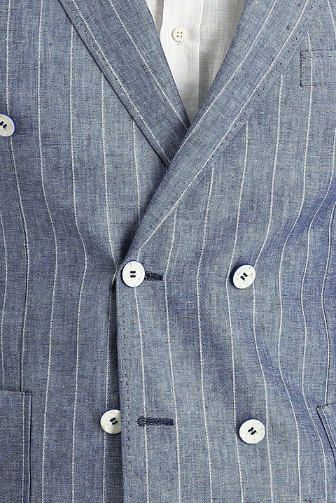 Dark Blue 7 Drop Slim Fit Jacket