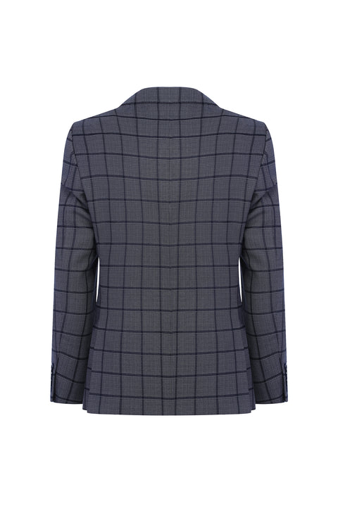 Açık Lacivert 4 Drop Relaxed Fit Rahat Kesim AK  EKOSE CEKET