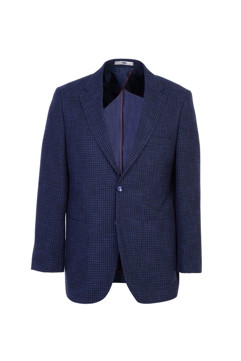 Black Navy 4 Drop Relaxed Fit Jacket