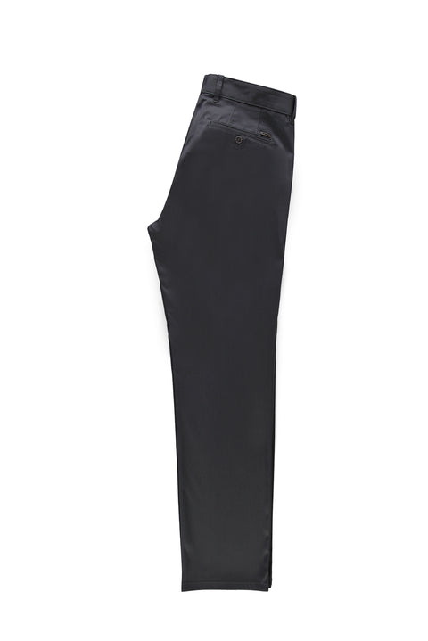 Light Smoked Relaxed Fit Lycra Canvas / Chino Trousers