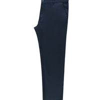 Dark Navy Relaxed Fit Stretch Canvas / Chino Trousers