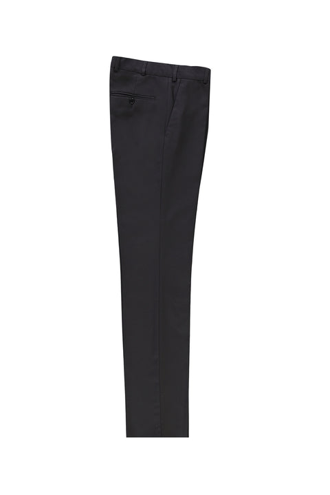 Black 7 Drop Slim Fit Classic Fabric Trousers