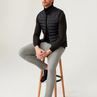 Medium Grey Slim Fit Narrow Cut Jogger Pants with Elastic Waistband and Drawstring