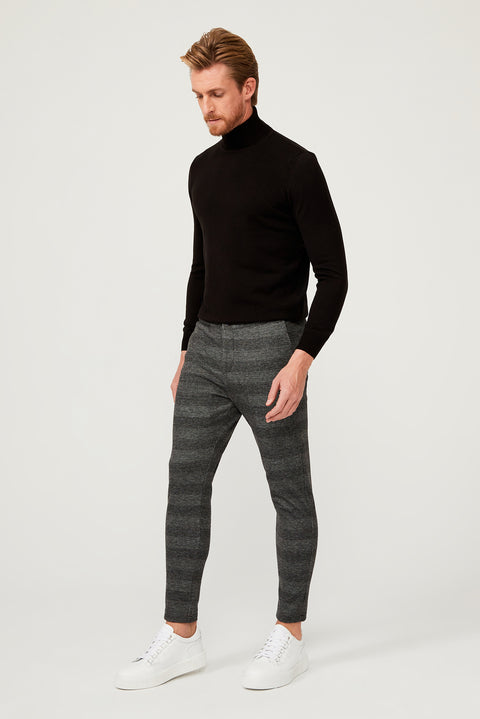 Medium Anthracite Slim Fit Narrow Cut Jogger Pants