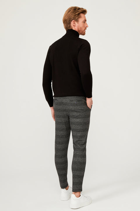 Medium Anthracite Slim Fit Narrow Cut Jogger Pants
