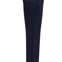 Medium Navy 7 Drop Slim Fit Narrow Cut Classic Wool Fabric Trousers