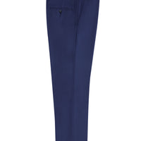 Dark Blue 4 Drop Relaxed Fit Classic Fabric Trousers