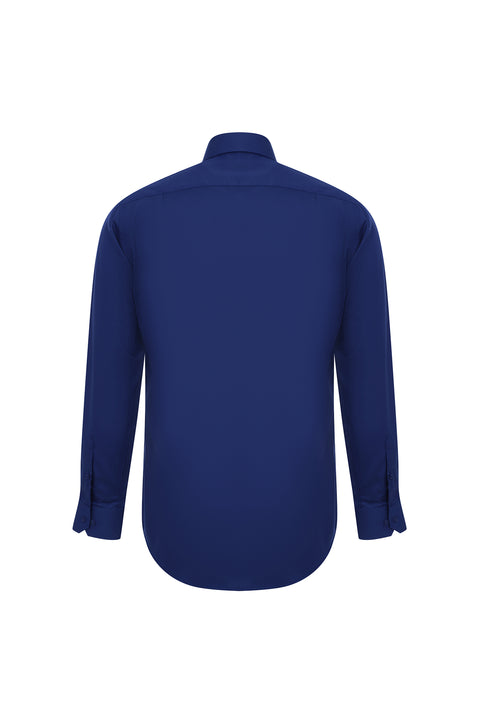 Medium Navy Long Sleeve Non-Iron Classic Shirt