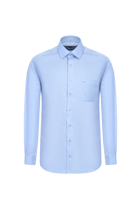 Light Blue Long Sleeve Non-Iron Classic Shirt