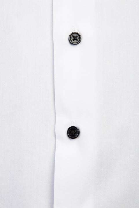 White Wing Collar Classic Cotton Shirt