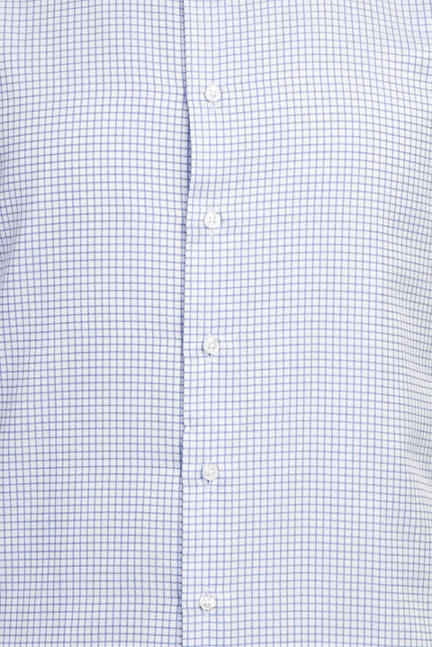 Dark Blue Short Sleeve Regular Fit Patterned Shirt