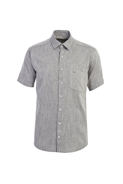 Black SR Cotton Santuk Short Sleeve Shirt