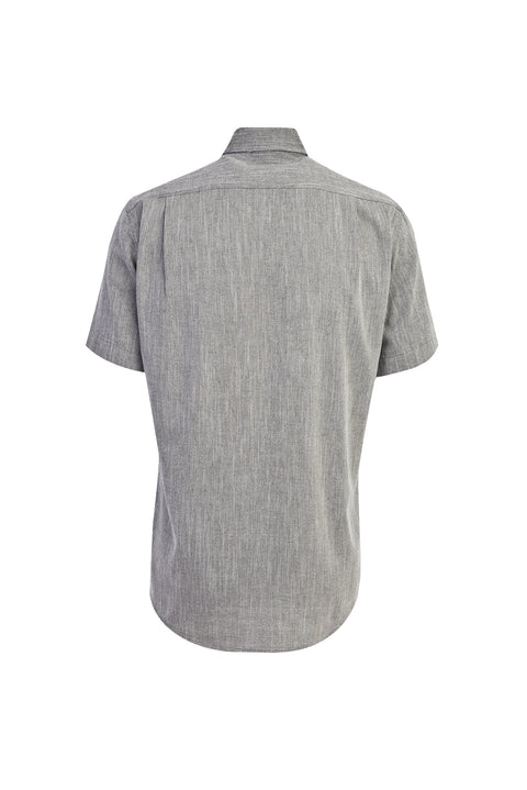 Black SR Cotton Santuk Short Sleeve Shirt