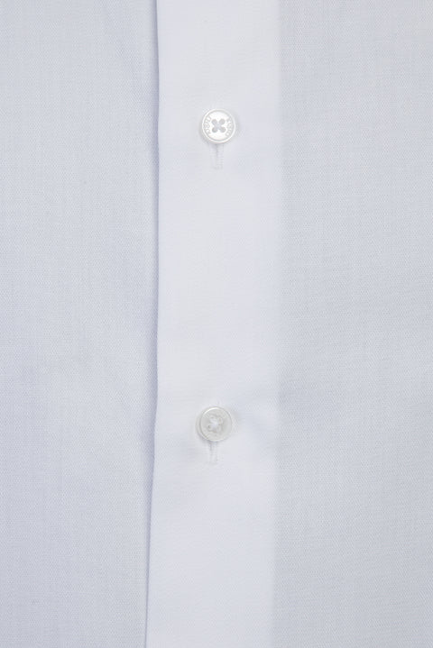 White Long Sleeve Slim Fit Narrow Cut Non-Iron Classic Shirt