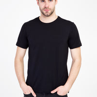 Black Crew Neck Slim Fit T-Shirt