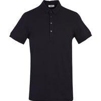 Black Half Italian Collar Supima T-Shirt