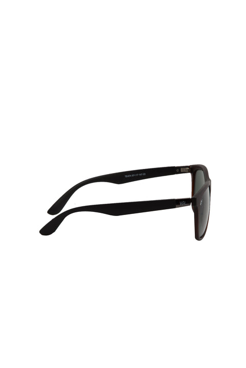 Plum-colored UV-protected acetate-framed sunglasses