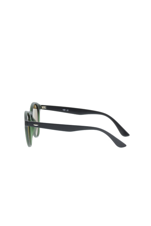 Dark Green UV-Protected Bone-Framed Sunglasses