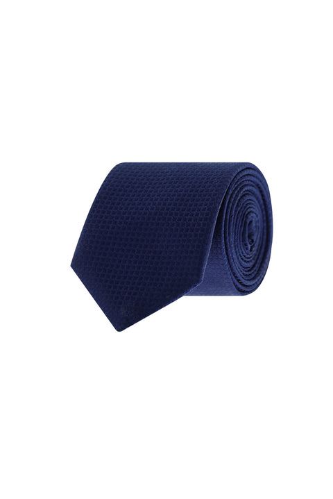 Dark Navy Patterned Tie