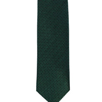 Dark Green Patterned Tie