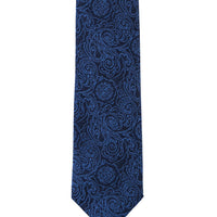 Dark Navy Patterned Tie