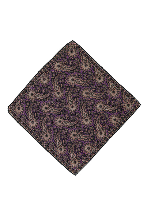 Medium Beige Patterned Handkerchief