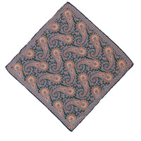 Saffron Patterned Handkerchief