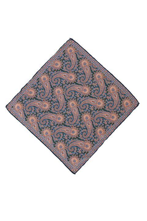 Saffron Patterned Handkerchief