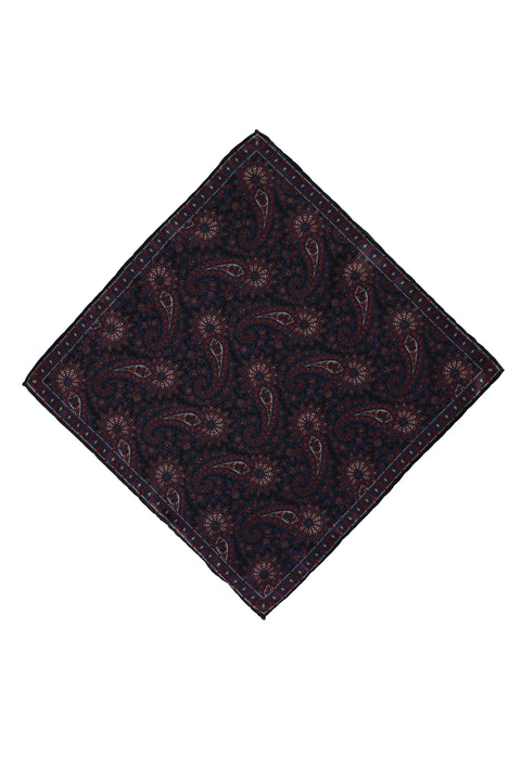 Light Burgundy Patterned Handkerchief