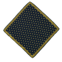 Light Navy Patterned Handkerchief
