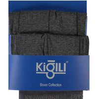 Dark Anthracite 2-Pack Cotton Supreme Boxer Set