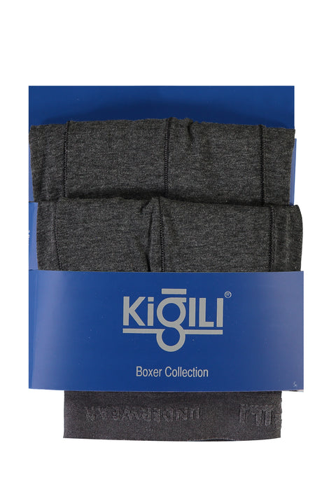 Dark Anthracite 2-Pack Cotton Supreme Boxer Set