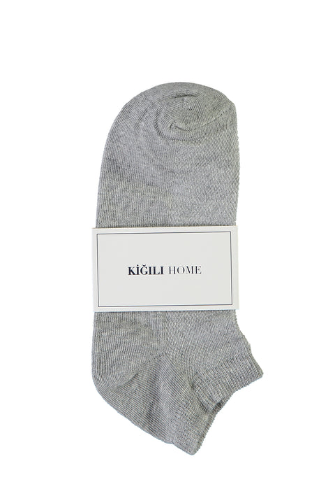 Light Grey Melange Sports Socks