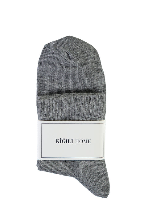Medium Grey Sports Ankle Socks