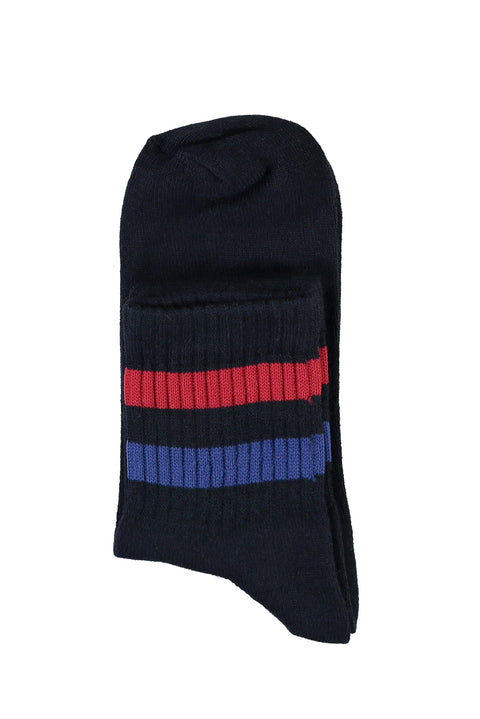 Medium Navy Blue Sports Ankle Socks