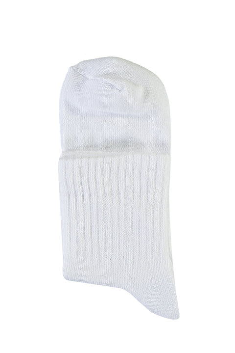 White Sports Ankle Socks