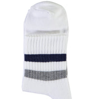 White Sports Ankle Socks