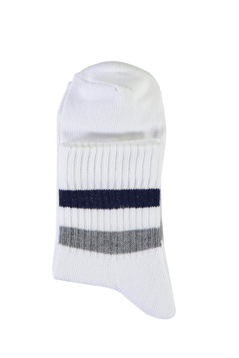 White Sports Ankle Socks