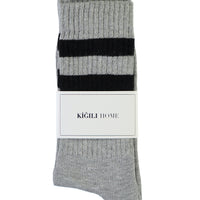 Medium Grey Melange Sports Socks