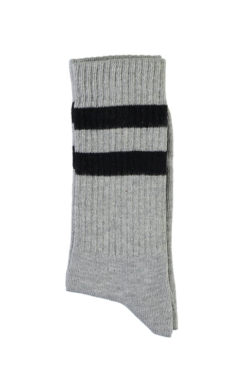Medium Grey Melange Sports Socks