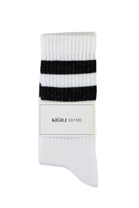 White Sports Ankle Socks