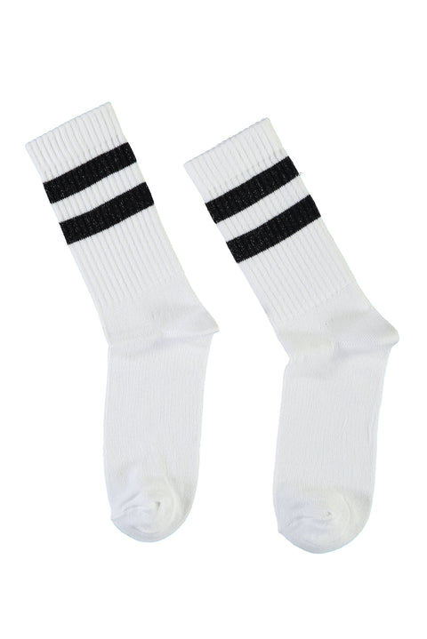 White Sports Ankle Socks