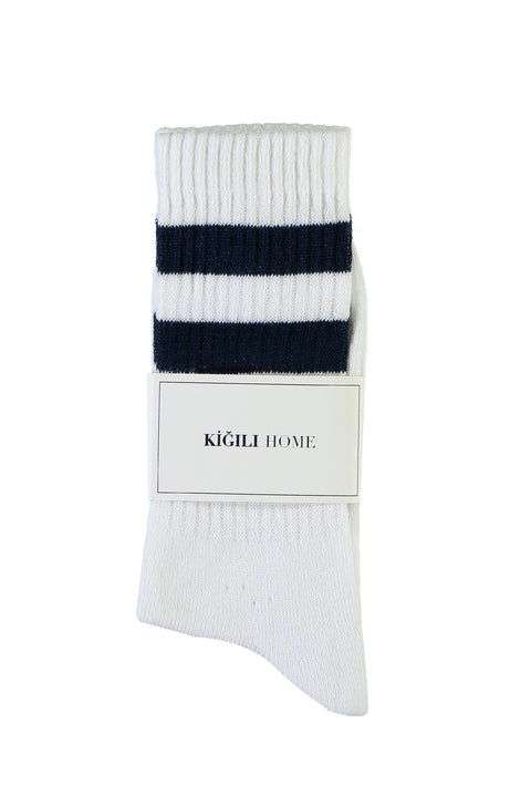White Sports Ankle Socks