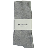 Medium Grey Melange Sports Socks