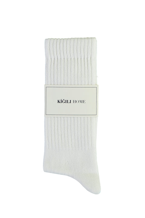 White Sports Ankle Socks
