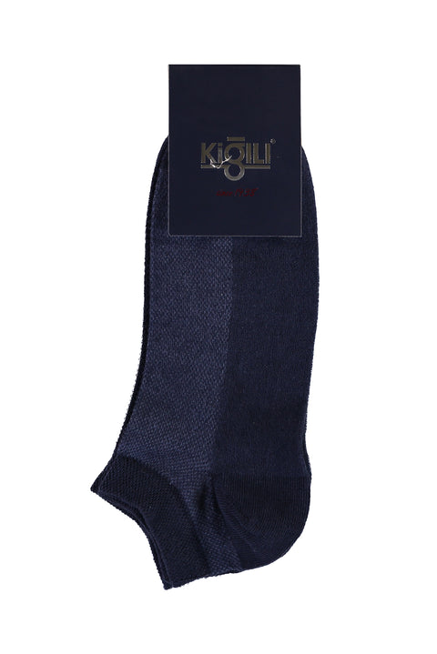 Medium Navy Melange 2-Pack Sports Socks