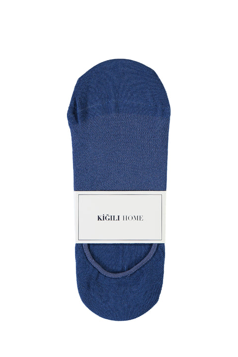 Indigo Loafer Socks